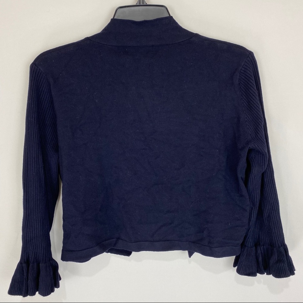 Premise Studio Ruffle Sleeve Knit Cardigan - Picture 4 of 6
